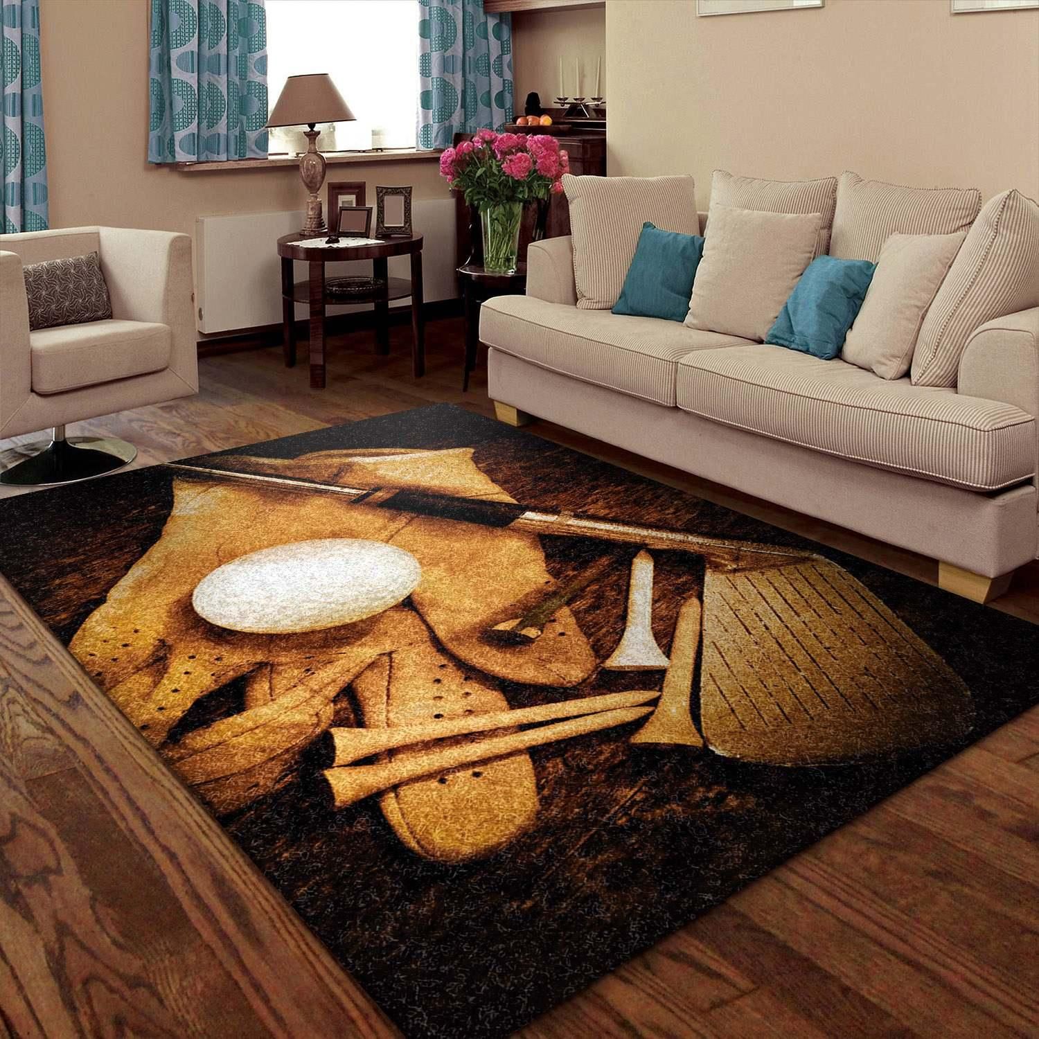 Golf Rug Chrismas Gift - Indoor Outdoor Rugs