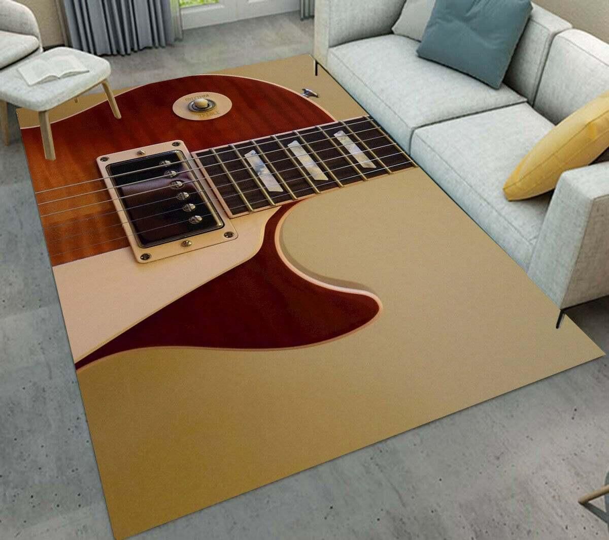 Guitar Rug Chrismas Gift - Indoor Outdoor Rugs