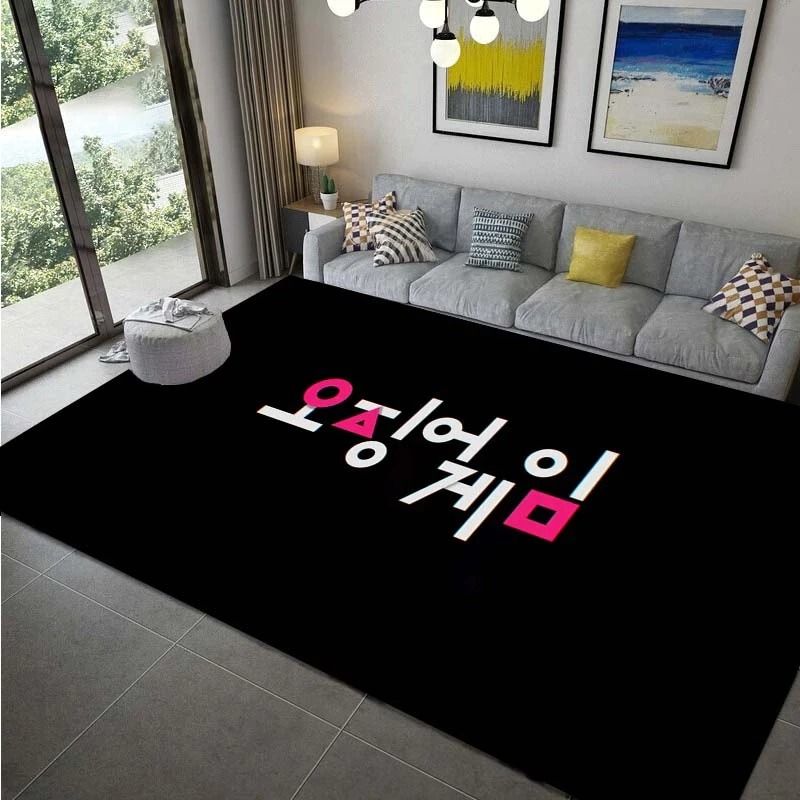 Squid Game Rug For Bedroom Carpet Area Rug Home Decoration - Indoor Outdoor Rugs