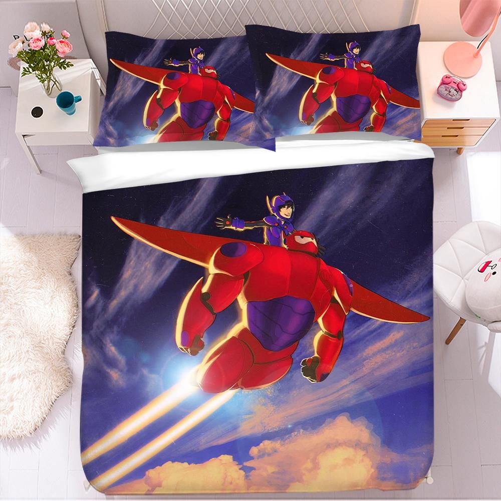 Big Hero 6 Baymax 4 Duvet Cover Quilt Cover Pillowcase