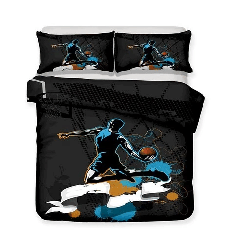 Cool Black Slam Dunk Duvet Bedding Sets Duvet Cover Bedroom