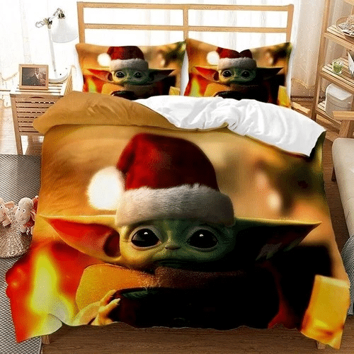 Baby Yoda Grogu Mandalorian 03 Bedding Sets Duvet Cover Bedroom