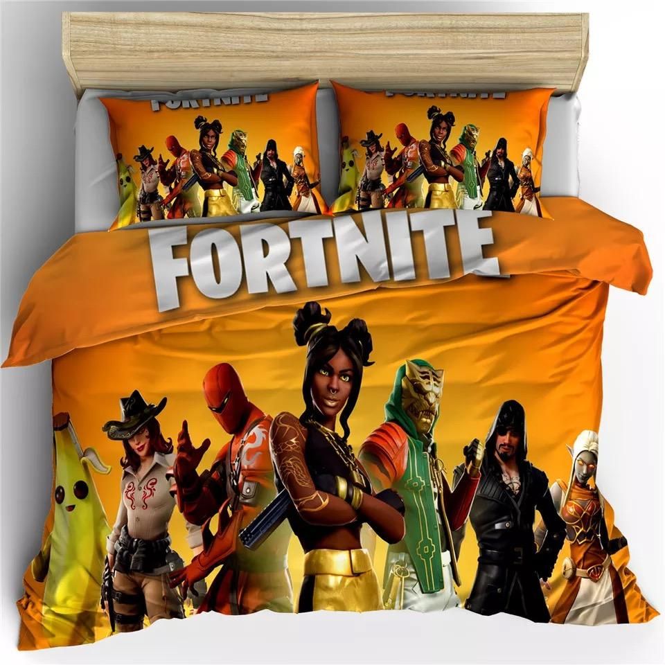 Fortnite Team 28 Duvet Cover Pillowcase Bedding Sets Home Bedroom