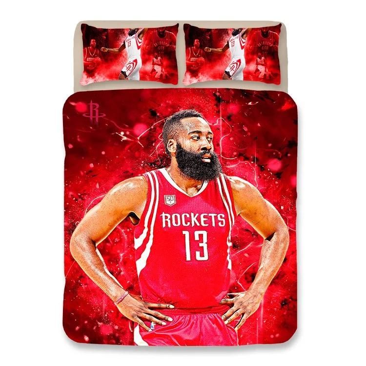 Basketball Houston Rockets James Harden 13 Basketball 12 Duvet Cover