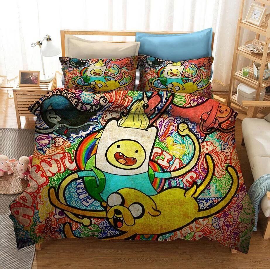 Adventure Time 2 Duvet Cover Quilt Cover Pillowcase Bedding Sets