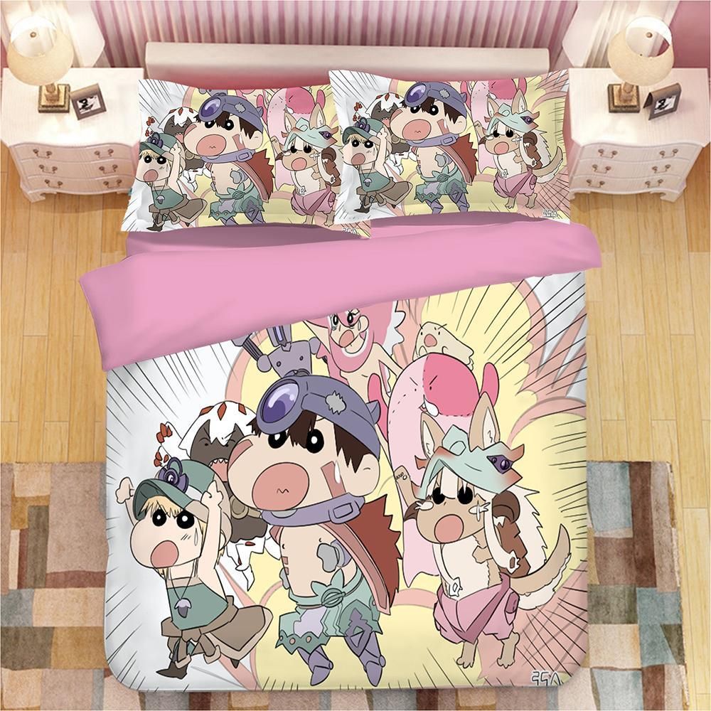 Crayon Shin Chan 6 Duvet Cover Pillowcase Bedding Sets Home Bedroom