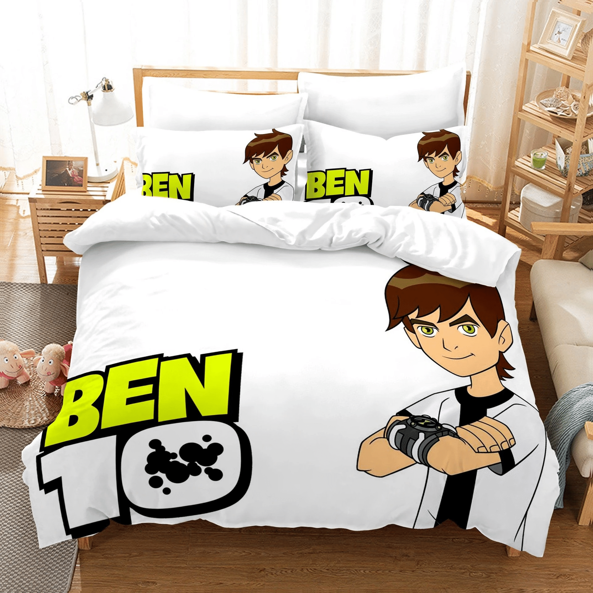 Ben 10 Ben Tennyson 3 Duvet Cover Quilt Cover Pillowcase