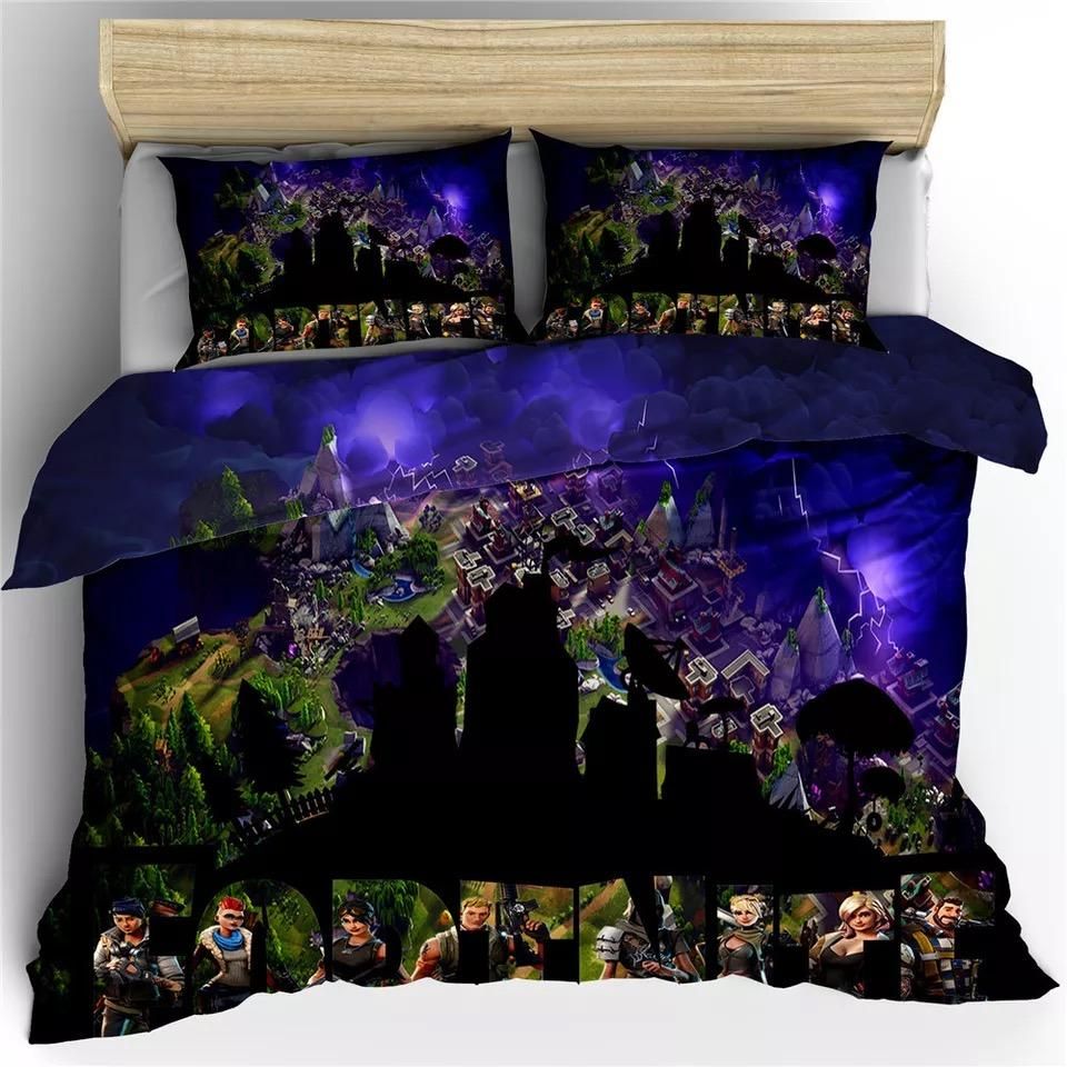 Fortnite Team 32 Duvet Cover Quilt Cover Pillowcase Bedding Sets