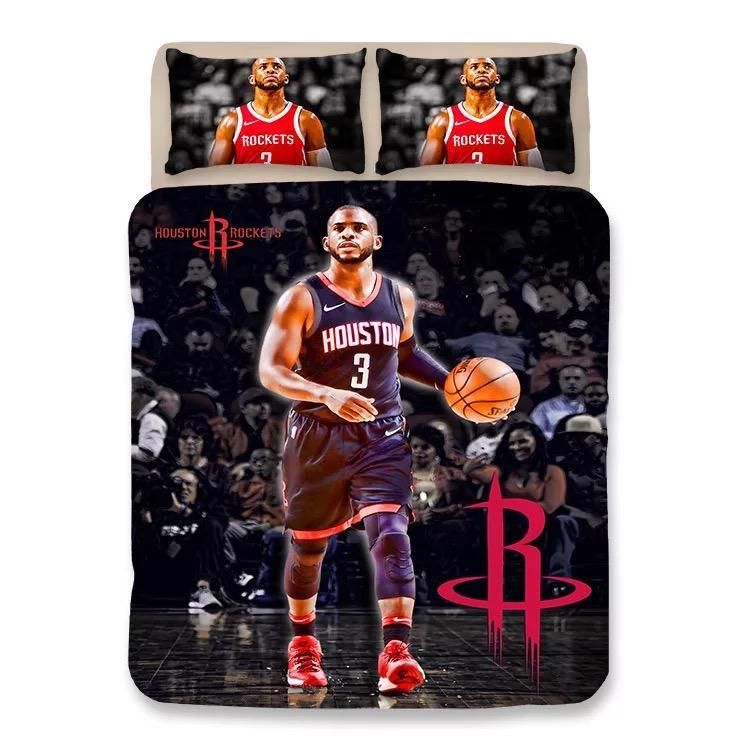 Basketball Houston Rockets James Harden 15 Basketball 17 Duvet Cover