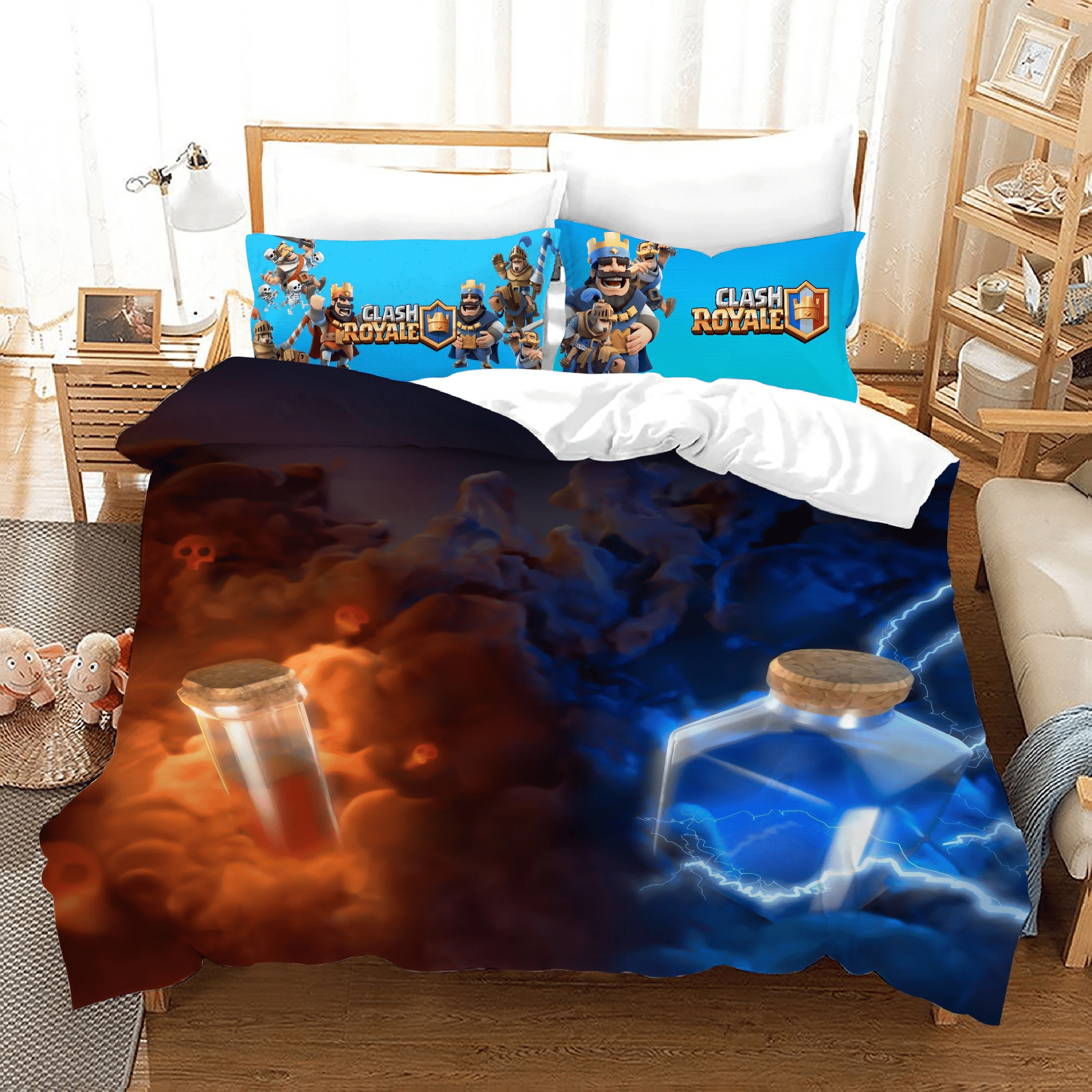 Clash Royale 14 Duvet Cover Quilt Cover Pillowcase Bedding Sets