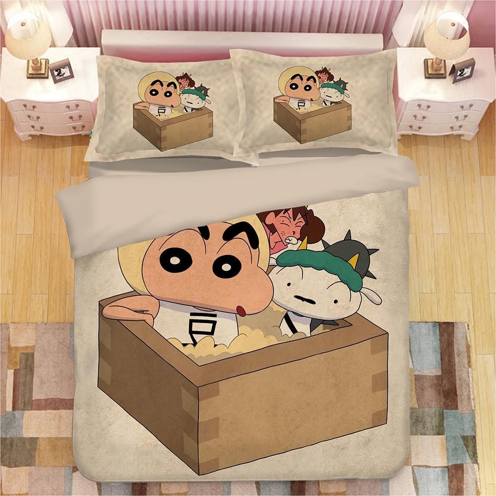 Crayon Shin Chan 8 Duvet Cover Pillowcase Bedding Sets Home Bedroom