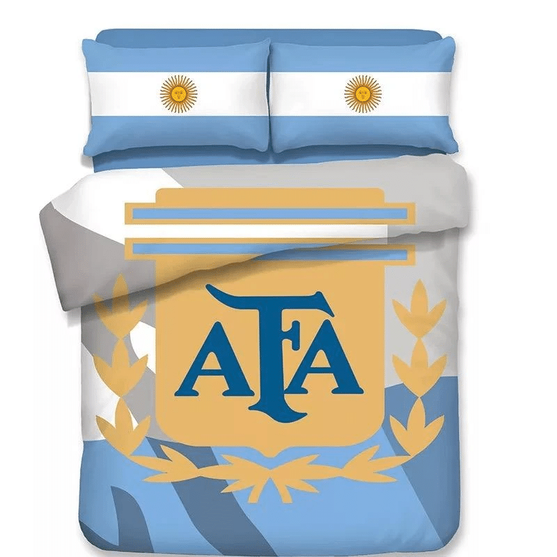 Argentina National Football Team 15 Duvet Cover Pillowcase Bedding Sets