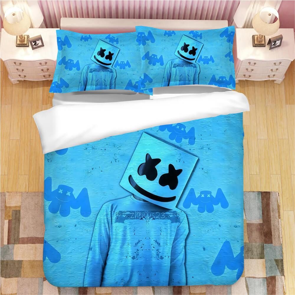 Fortnite Marshmello Dj 3 Duvet Cover Quilt Cover Pillowcase Bedding