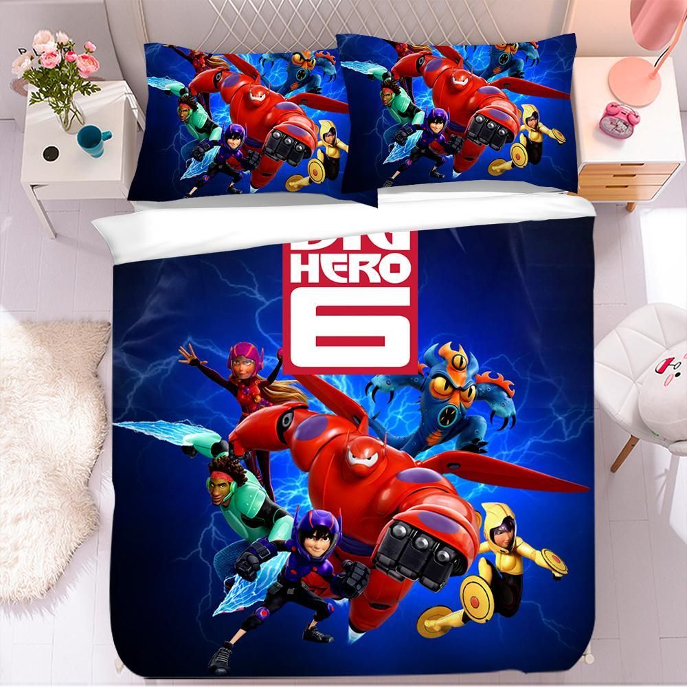 Big Hero 6 Baymax 6 Duvet Cover Pillowcase Bedding Sets