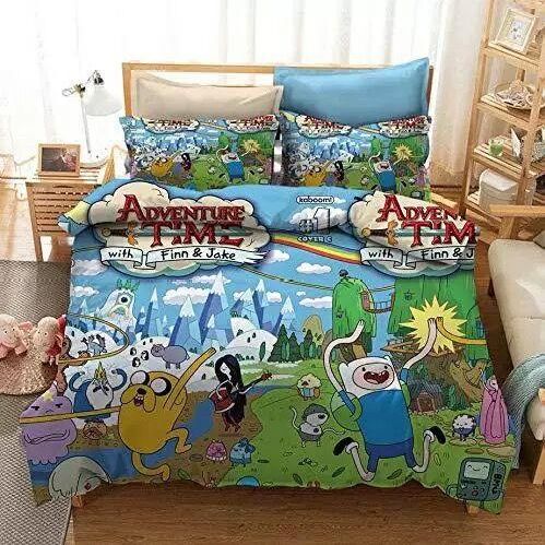 Adventure Time 1 Duvet Cover Quilt Cover Pillowcase Bedding Sets
