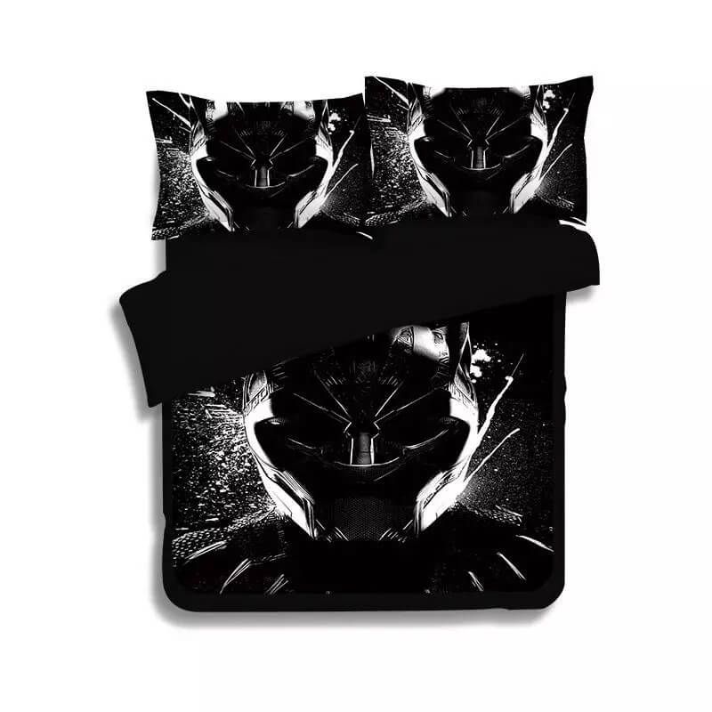 Black Panther 3 Duvet Cover Pillowcase Bedding Set Quilt Bed