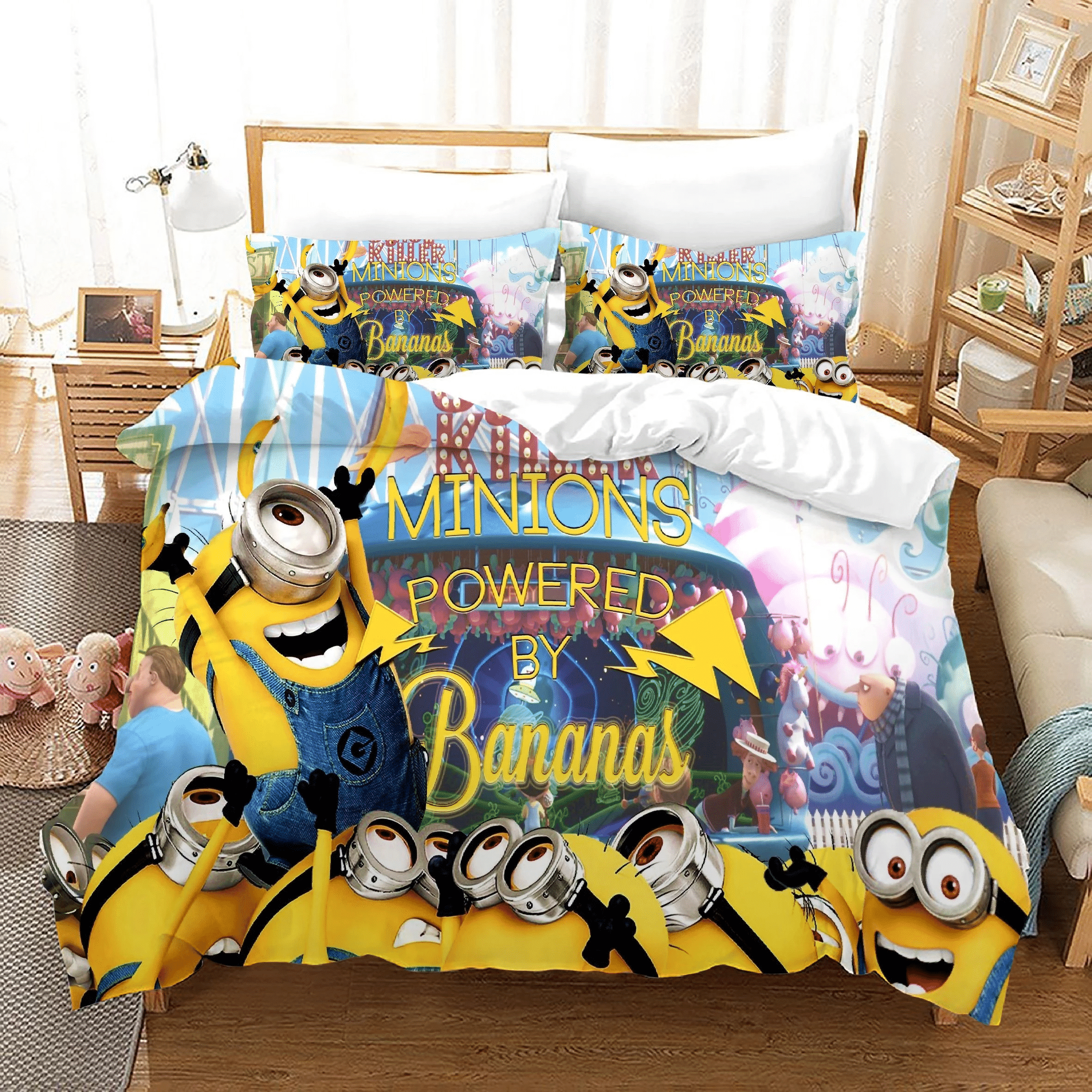 Despicable Me Minions 47 Duvet Cover Pillowcase Bedding Sets Home