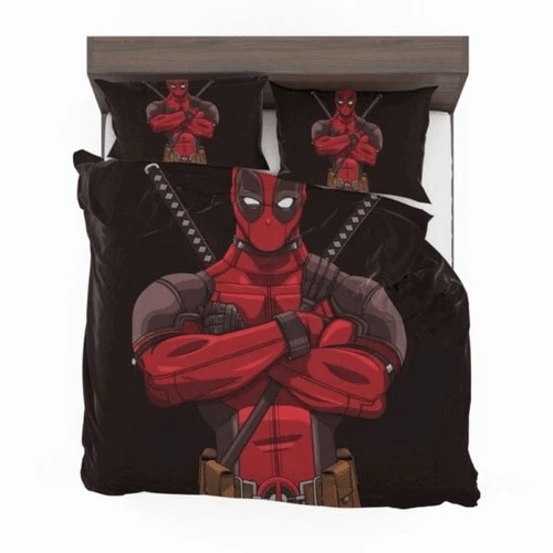 Deadpool 10 Bedding Sets Duvet Cover Bedroom Quilt Bed Sets