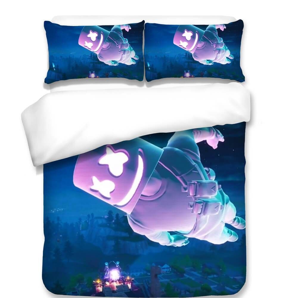Fortnite Marshmello Dj 5 Duvet Cover Quilt Cover Pillowcase Bedding