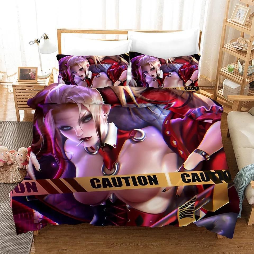Birds Of Prey Harley Quinn 10 Duvet Cover Pillowcase Bedding