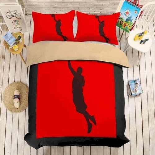 Basketball 02 Bedding Sets Duvet Cover Bedroom Quilt Bed Sets