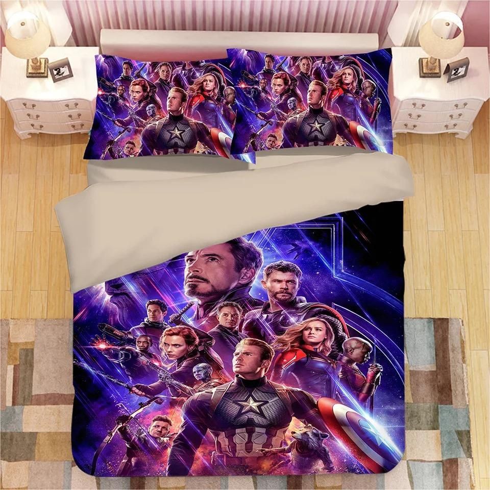 Avengers Endgame 1 Duvet Cover Quilt Cover Pillowcase Bedding Sets
