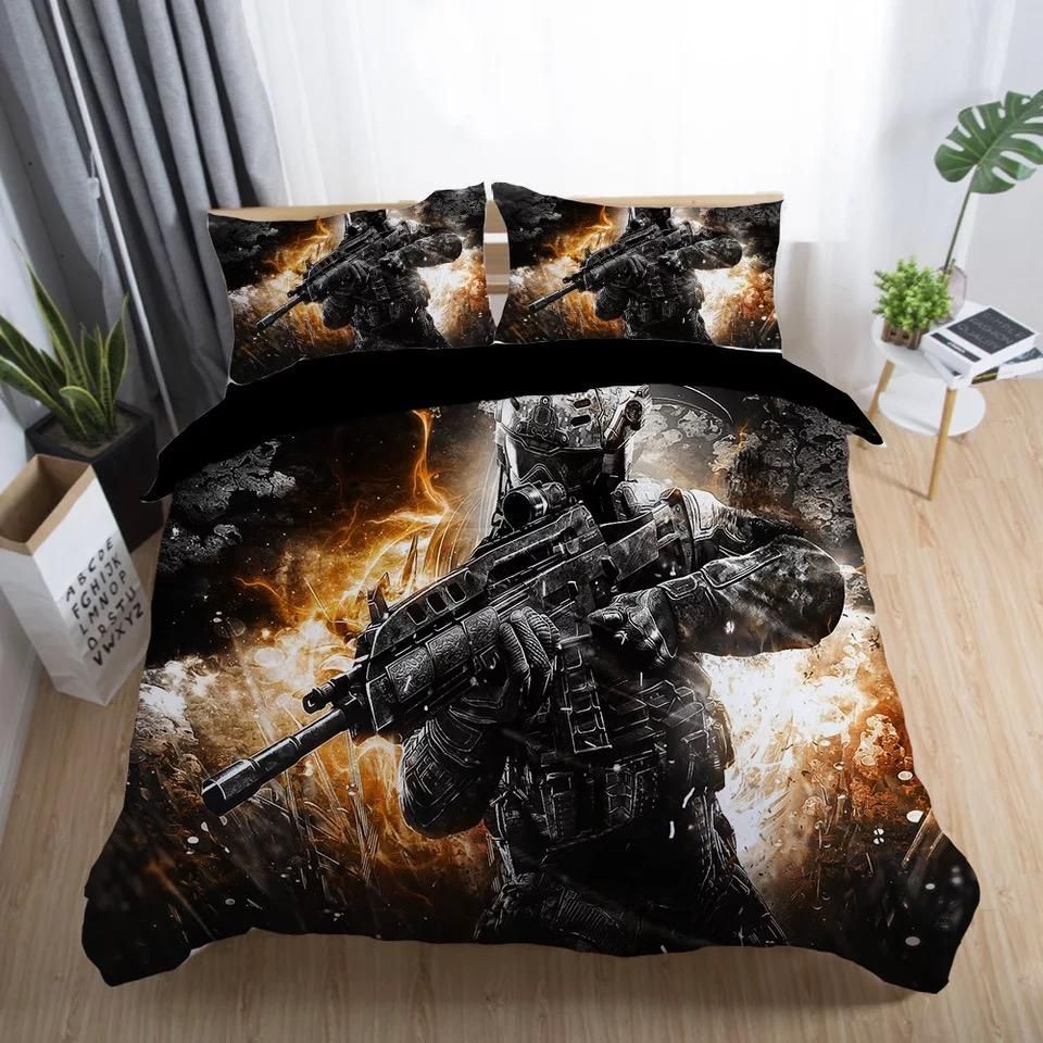 Call Of Duty 26 Duvet Cover Quilt Cover Pillowcase Bedding