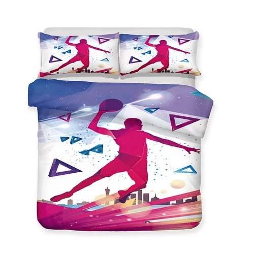 Basketball Sports Funny Comforter Bedding Sets Duvet Cover Bedroom Quilt