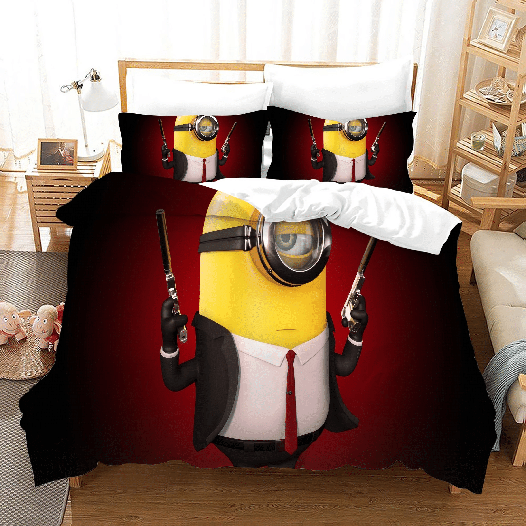 Despicable Me Minions 31 Duvet Cover Quilt Cover Pillowcase Bedding