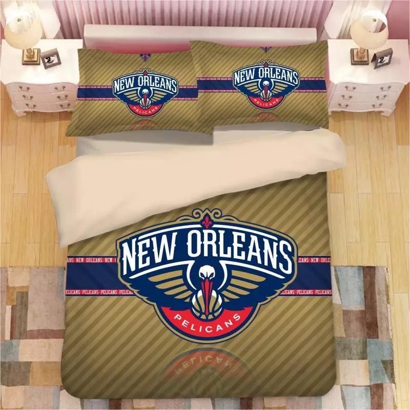 Basketball New Orleans Basketball 6 Duvet Cover Pillowcase Bedding Sets
