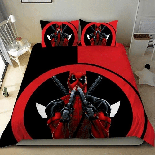 Deadpool Bedding Sets Duvet Cover Bedroom Quilt Bed Sets Blanket