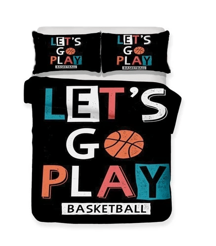 Basketball Lover Bedding Sets Duvet Cover Bedroom Quilt Bed Sets