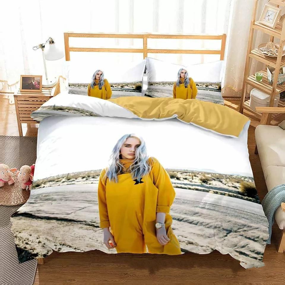 Billie Eilish Bellyache 12 Duvet Cover Pillowcase Bedding Sets Home