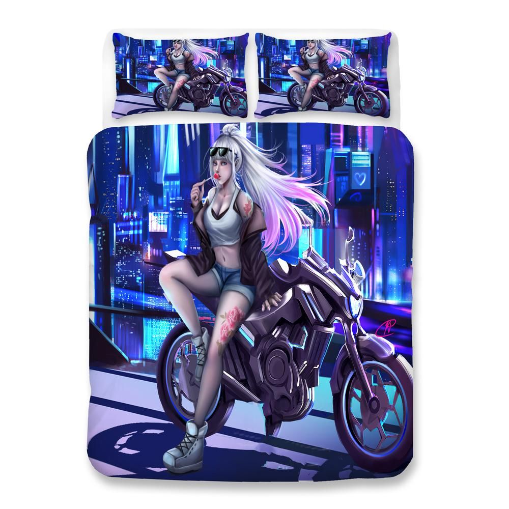 Cyberpunk 2077 46 Duvet Cover Quilt Cover Pillowcase Bedding Sets
