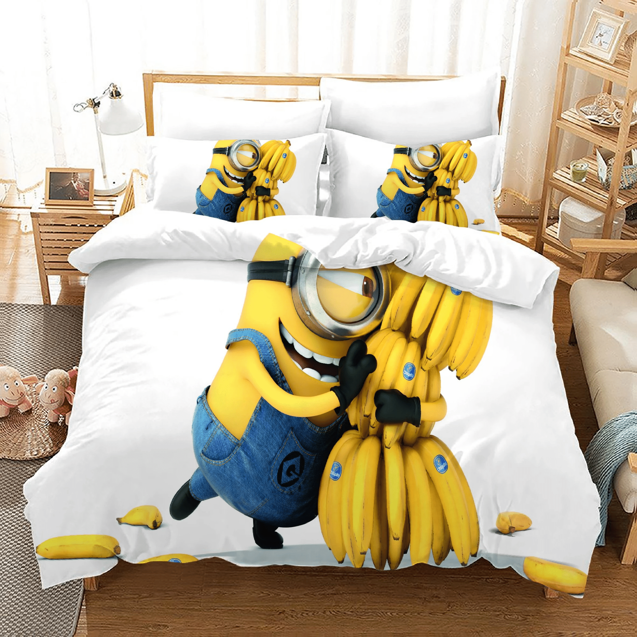 Despicable Me Minions 45 Duvet Cover Quilt Cover Pillowcase Bedding