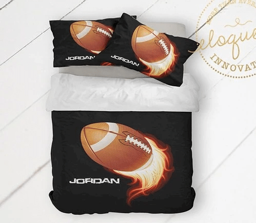 Football Comforter Bedding Sets Duvet Cover Bedroom Quilt Bed Sets