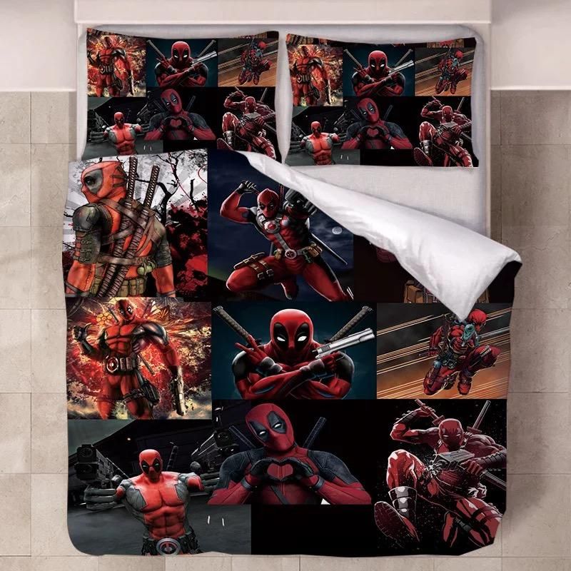 Deadpool X Men 15 Duvet Cover Quilt Cover Pillowcase Bedding Sets