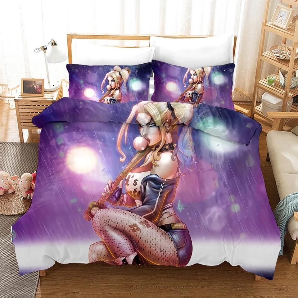 Birds Of Prey Harley Quinn 28 Duvet Cover Pillowcase Bedding