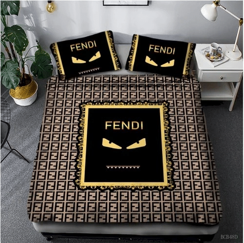 Fendi Bedding Sets Duvet Cover Bedroom Quilt Bed Sets Blanket