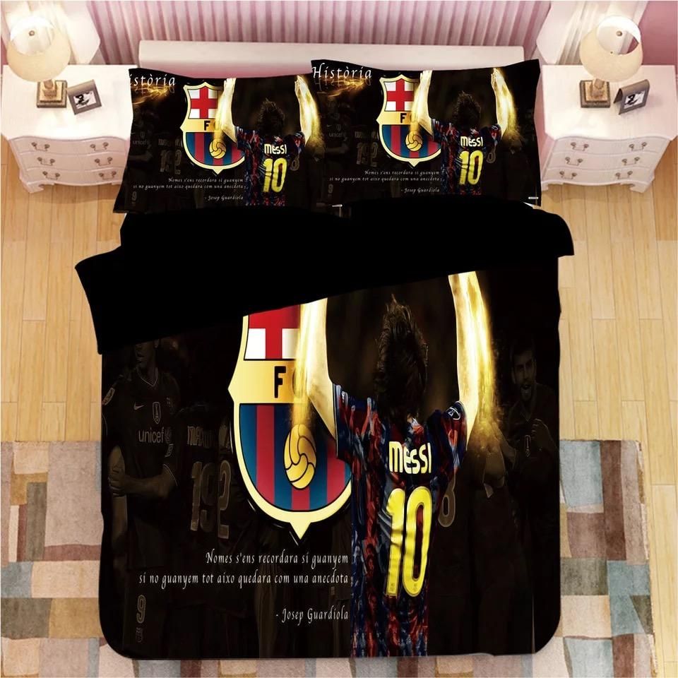 Barcelona Cristiano Ronaldo Messi Football Club 6 Duvet Cover Quilt