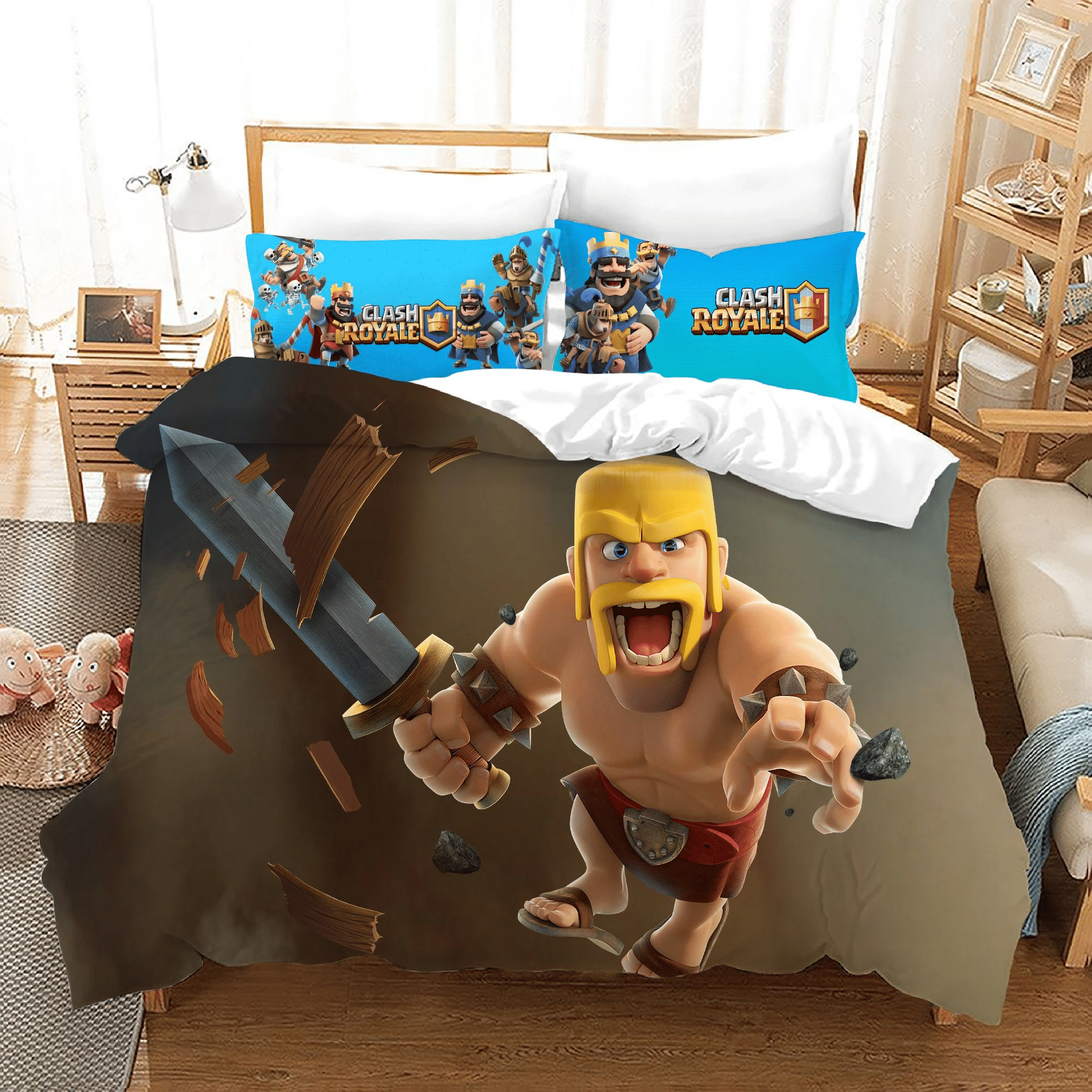 Clash Royale 8 Duvet Cover Quilt Cover Pillowcase Bedding Sets