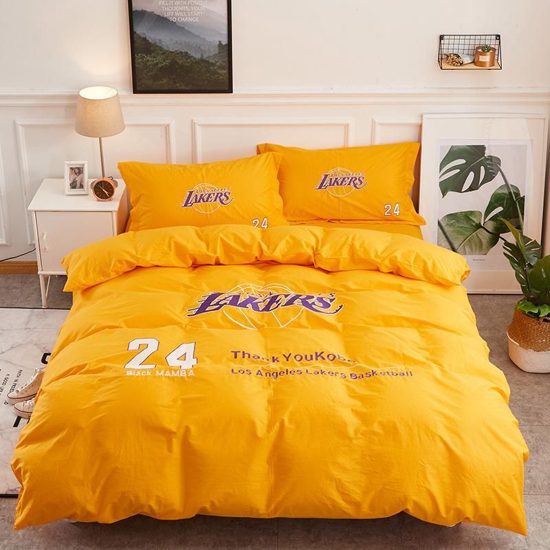 Basketball Lakers Kobe Bryant Basketball 100 Cotton Duvet Cover Pillowcase