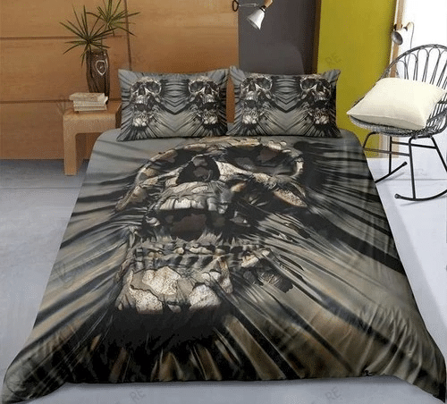 Death Skull Bedding Sets Duvet Cover Bedroom Quilt Bed Sets