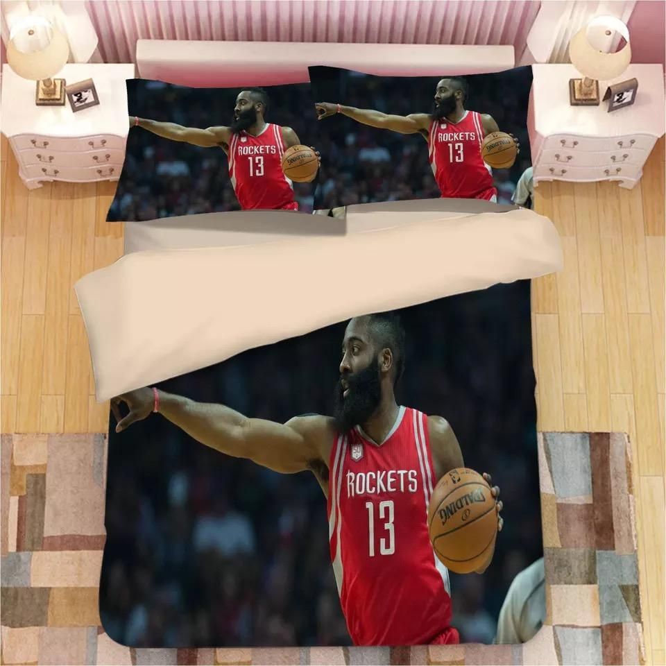 Basketball Houston Rockets James Harden 13 Basketball 26 Duvet Cover