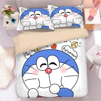 Doraemon 7 Duvet Cover Pillowcase Bedding Sets Home Bedroom Decor