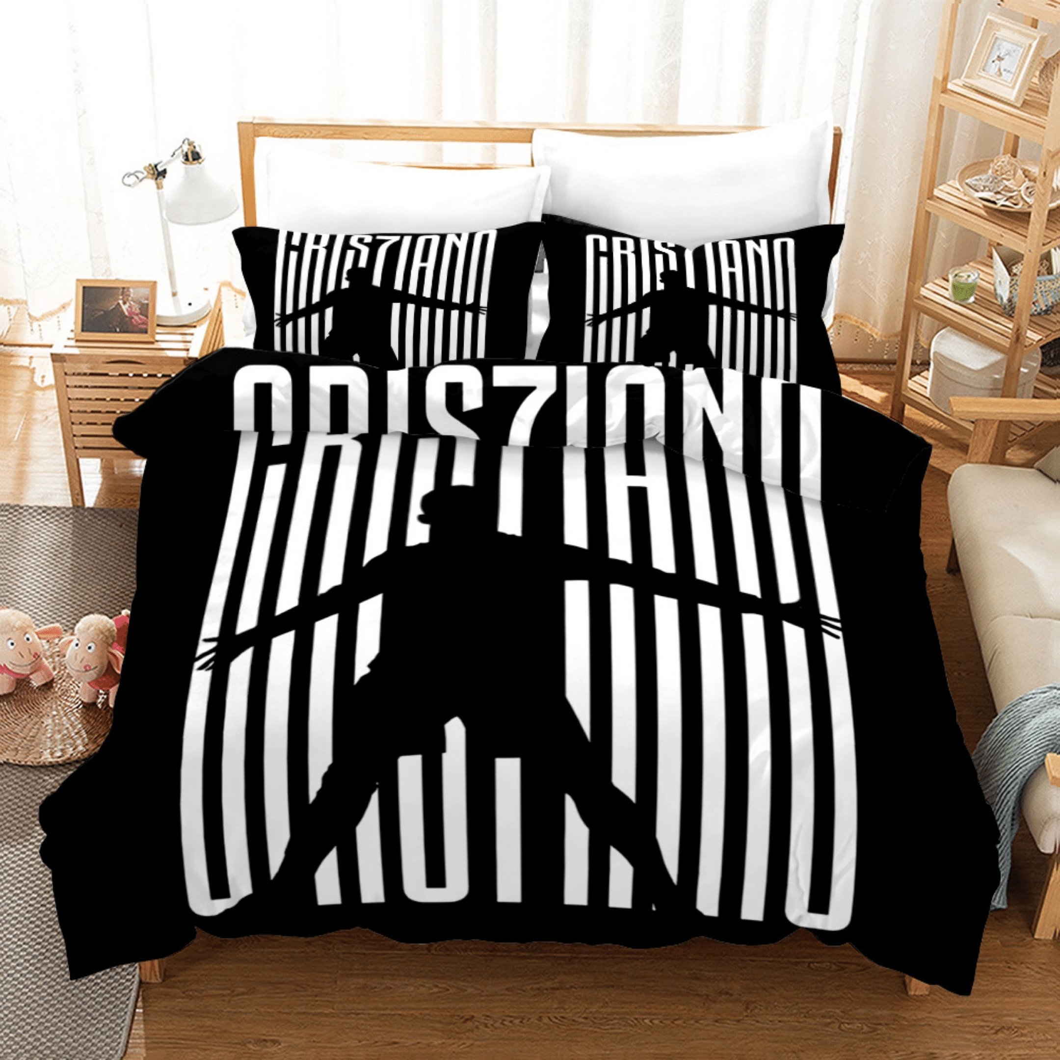 Cr7 Ronaldo Juventus Forza Soccer 3 Duvet Cover Quilt Cover