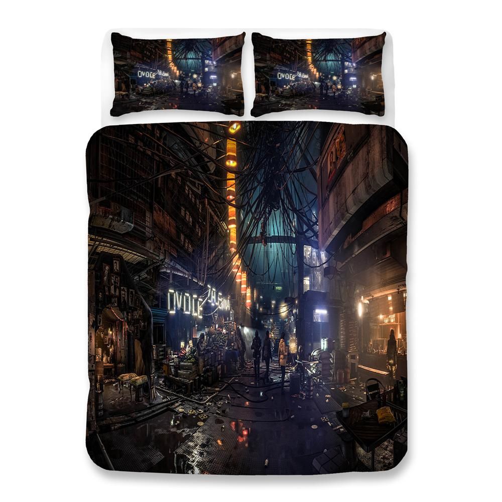 Cyberpunk 2077 56 Duvet Cover Quilt Cover Pillowcase Bedding Sets