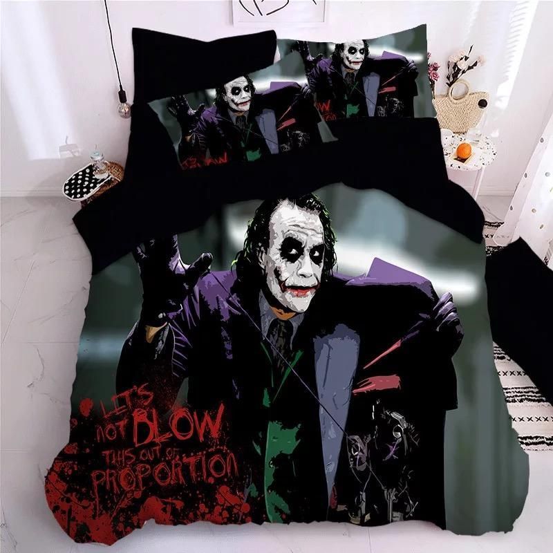 2019 Joker Arthur Fleck Clown 2 Duvet Cover Pillowcase Bedding