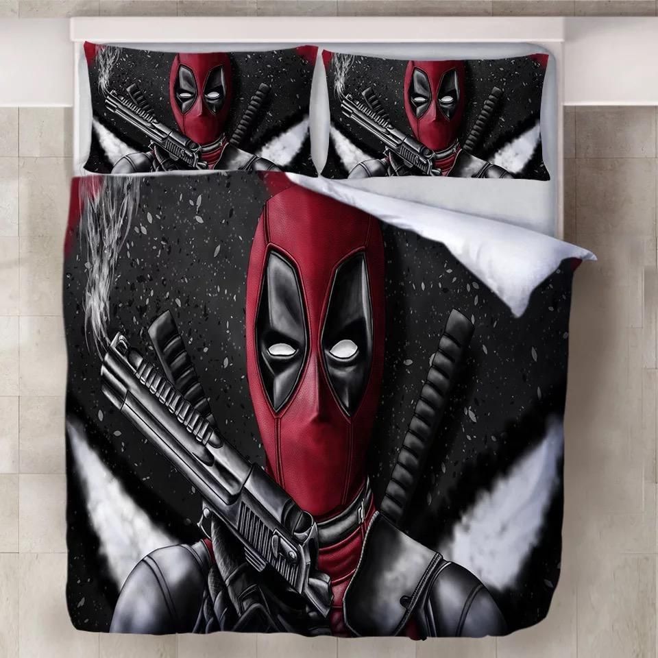 Deadpool X Men 4 Duvet Cover Pillowcase Bedding Sets Home Decor
