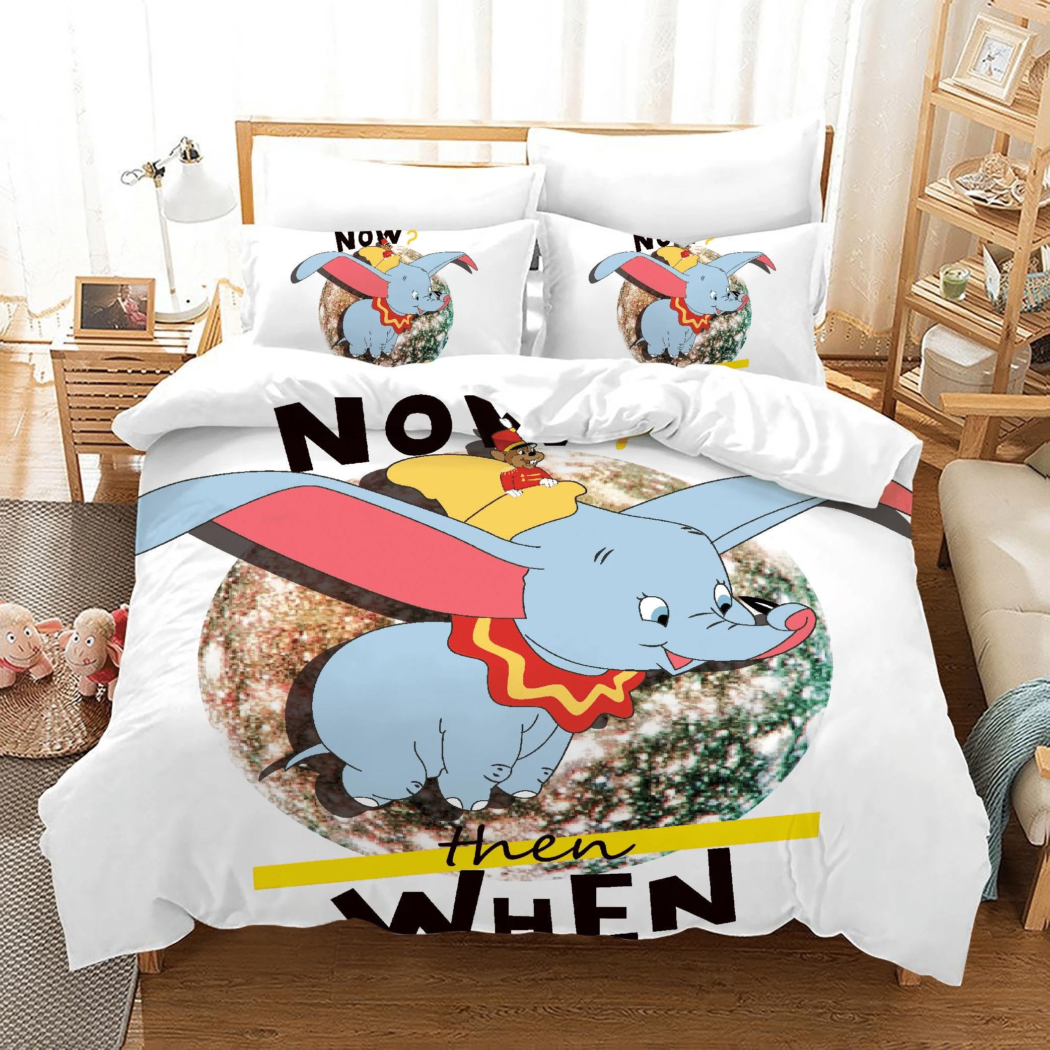 Dumbo 6 Duvet Cover Quilt Cover Pillowcase Bedding Sets Bed